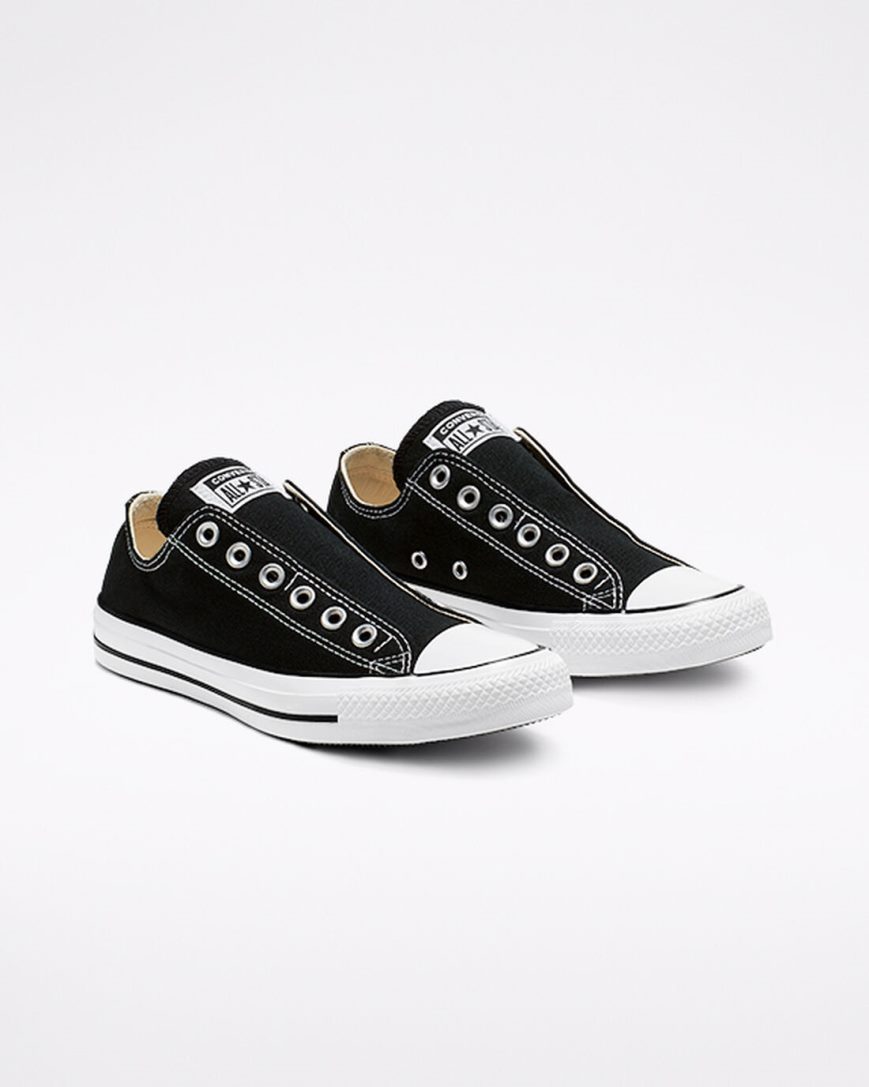 Slip On Tenisky Converse Chuck Taylor All Star Damske Čierne Biele Čierne | SK IEHSM5